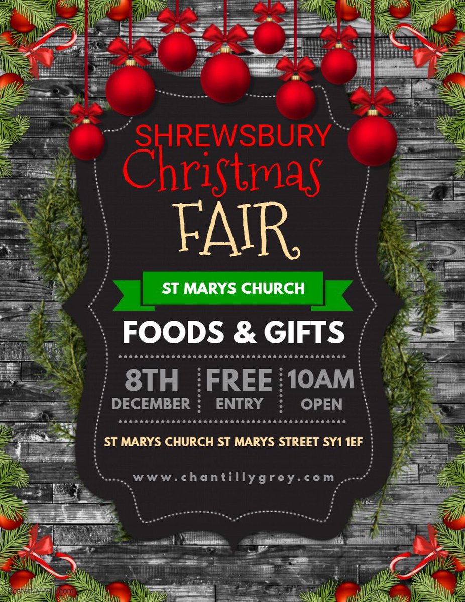 GreyChantilly's tweet photo. #shopwithus #shoplocal #supportlocal #loveshrewsbury #christmascovered #joinus #shrewsburysanta #grotto #festivefood #festivestalls #giftsforall #santa #choir #prizeraffle #freeentry https://t.co/wauPvqMyuI