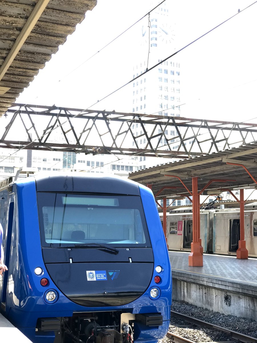 SuperVia on Twitter: "Hoje o novo trem, da série 5000, entrou em ...