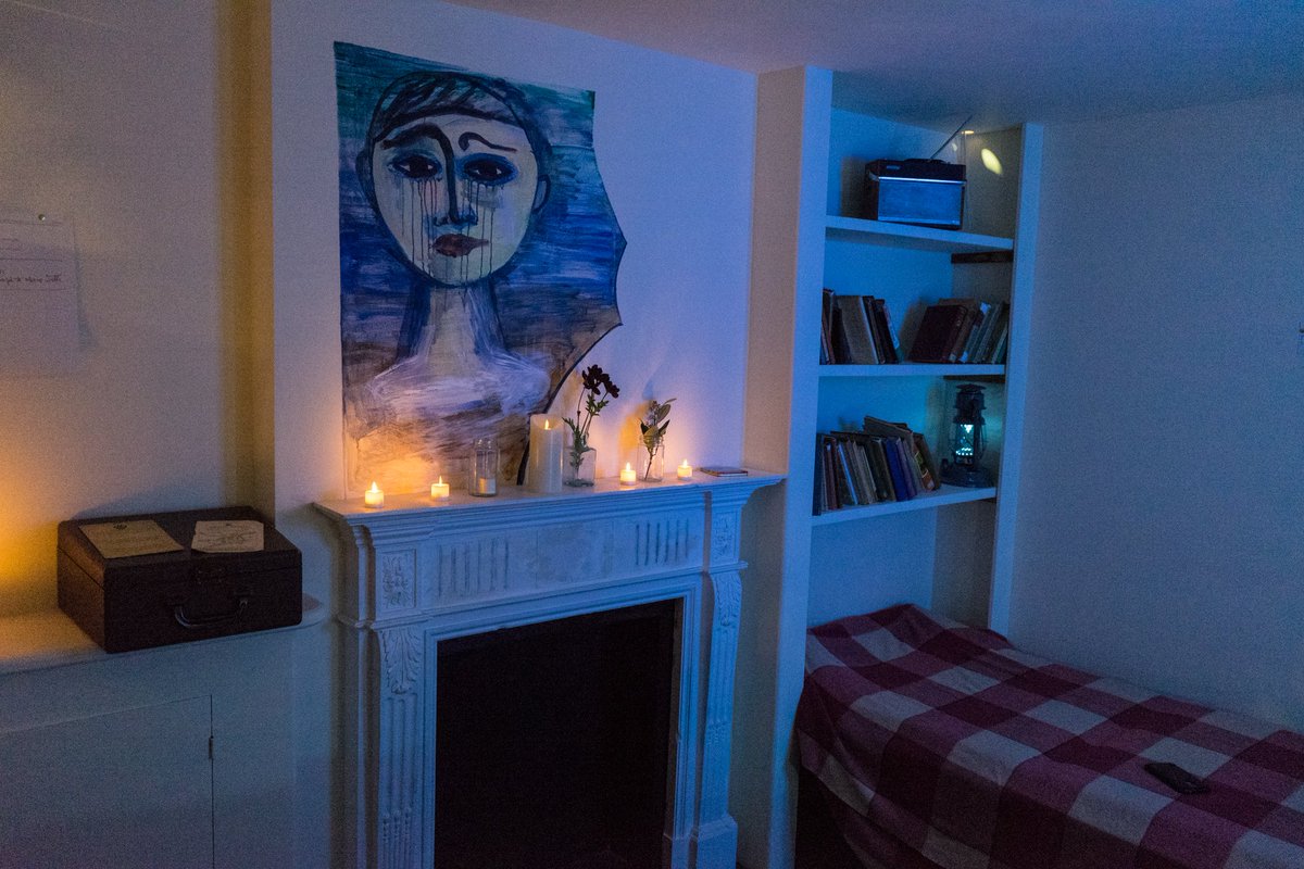 southbankcentre's tweet photo. .@natpoetrylib @southbankcentre are giving visitors the chance to enter the creative world of #poet W.S Graham via an amazing reconstruction of the room in the Cornish cottage where he wrote his poetry. Book your free #Constructing Spaces  visit here: https://t.co/P5xrMXsO9D https://t.co/9z8hKhgV4K