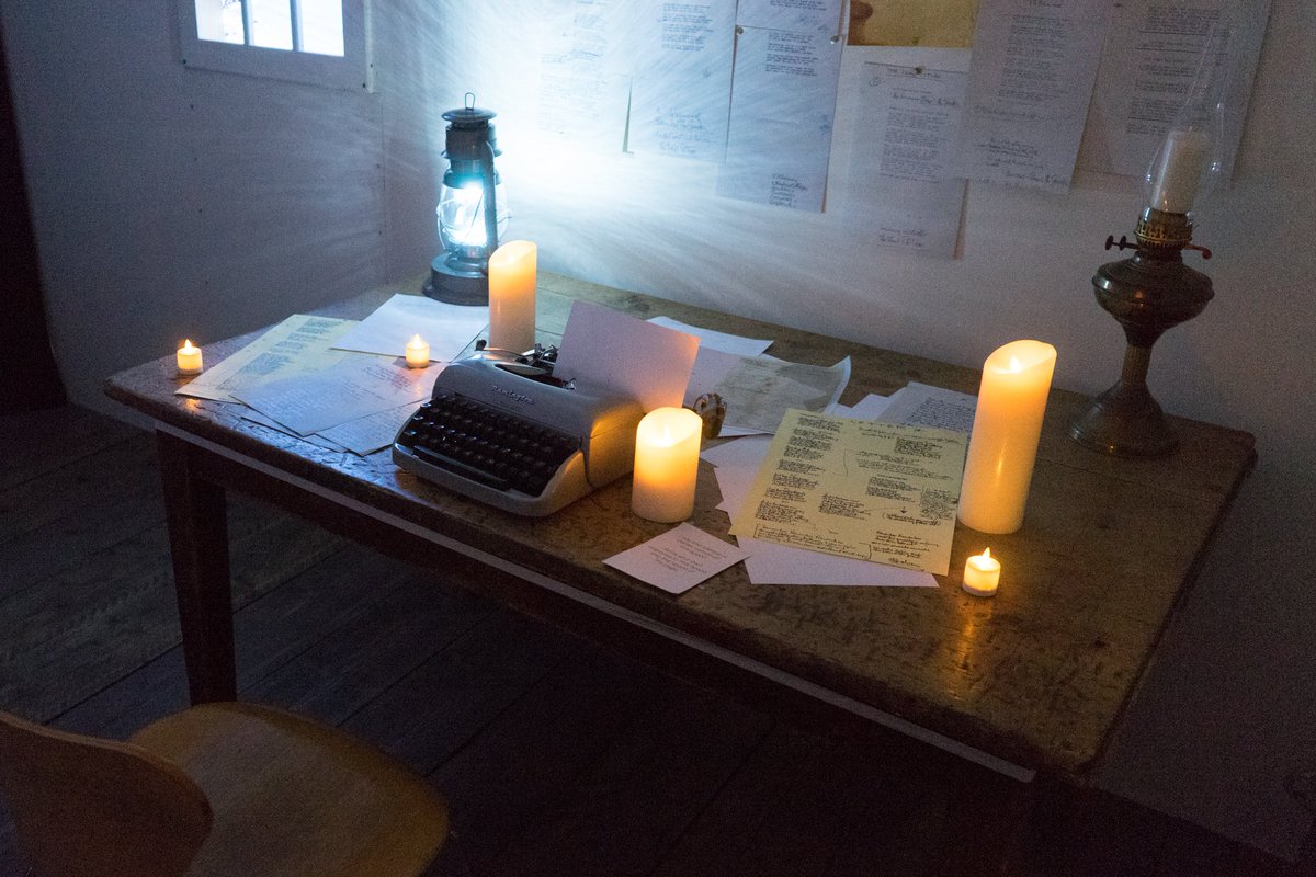 southbankcentre's tweet photo. .@natpoetrylib @southbankcentre are giving visitors the chance to enter the creative world of #poet W.S Graham via an amazing reconstruction of the room in the Cornish cottage where he wrote his poetry. Book your free #Constructing Spaces  visit here: https://t.co/P5xrMXsO9D https://t.co/9z8hKhgV4K