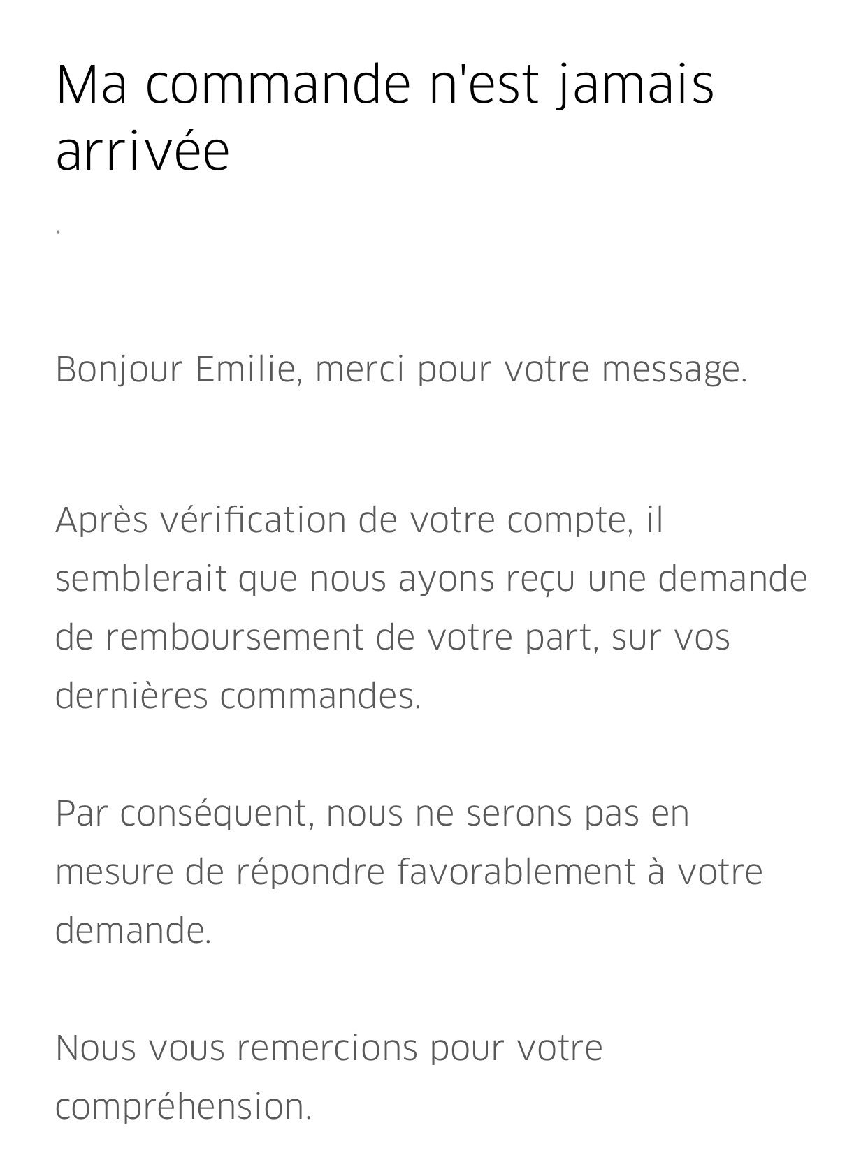 Emilie Mazoyer on X: 2ème fois que je commande sur @UberFR