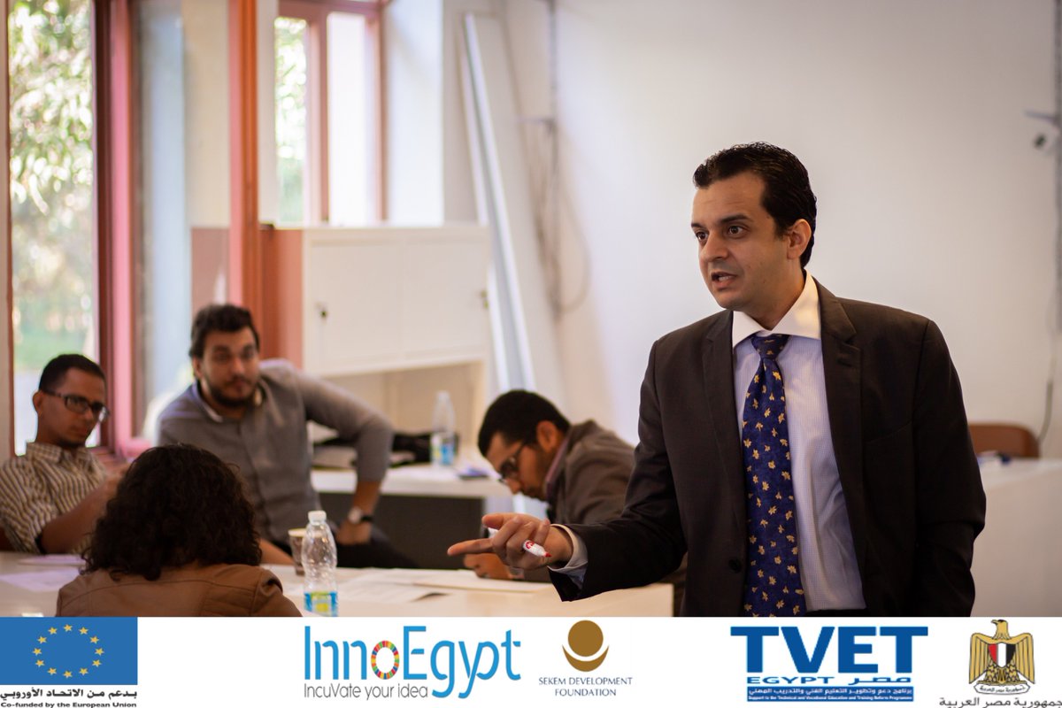 EUInnoEgypt's tweet photo. "من ضمن فعاليات معسكر تدريب جامعة هليوبوليس"
#IncuVate_Your_Idea
#InnoEgypt https://t.co/NquCZeuKCq