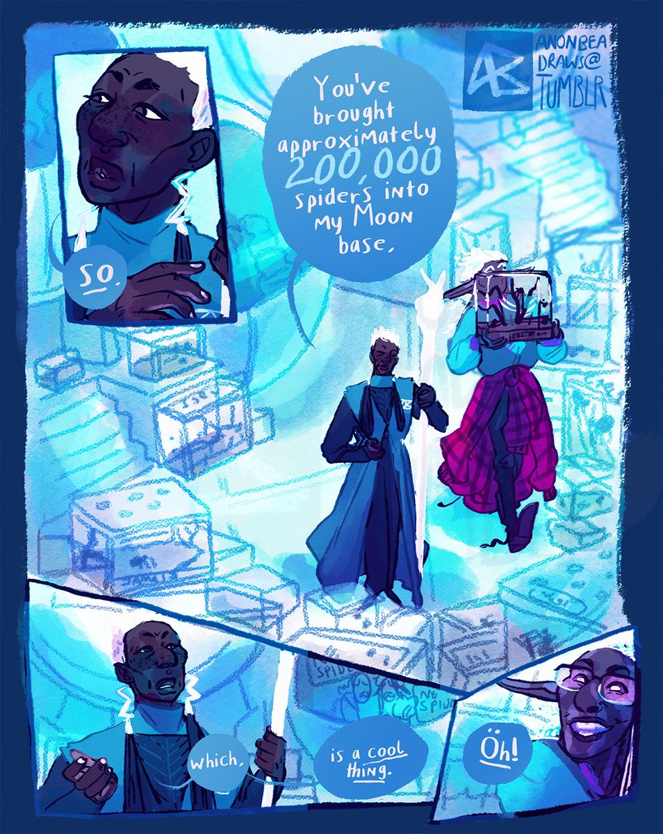 anonbeadraws's tweet photo. the real reason Magic brian went dark side🕷️
base on the amazing mbmbam bit
#anonbeadraws #taz #tazbalance #lucretia #magicbrian #spiderbrian #theadventurezone #comic #fanart #ArtistOnTwitter #MBMBaM #mcelroy https://t.co/AA5aRgYP7O