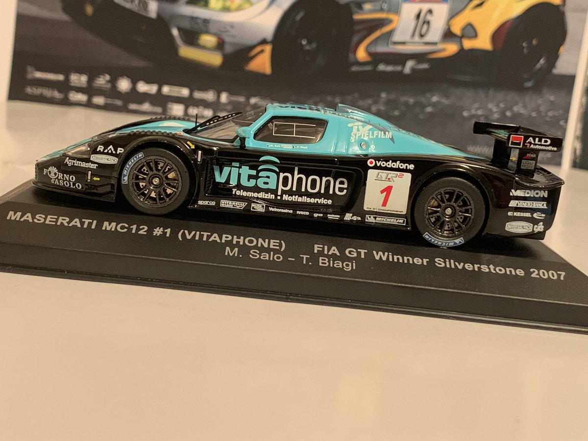 Marc 今日の一台 イクソ 1 43 マセラティ Mc12 Gt1 ヴィータフォン レーシング チーム Fia Gt 07 No 1 今日の一台 ミニカー Ixo Maserati マセラティ Fiagt Vitaphone T Co Rbrqhtqva9