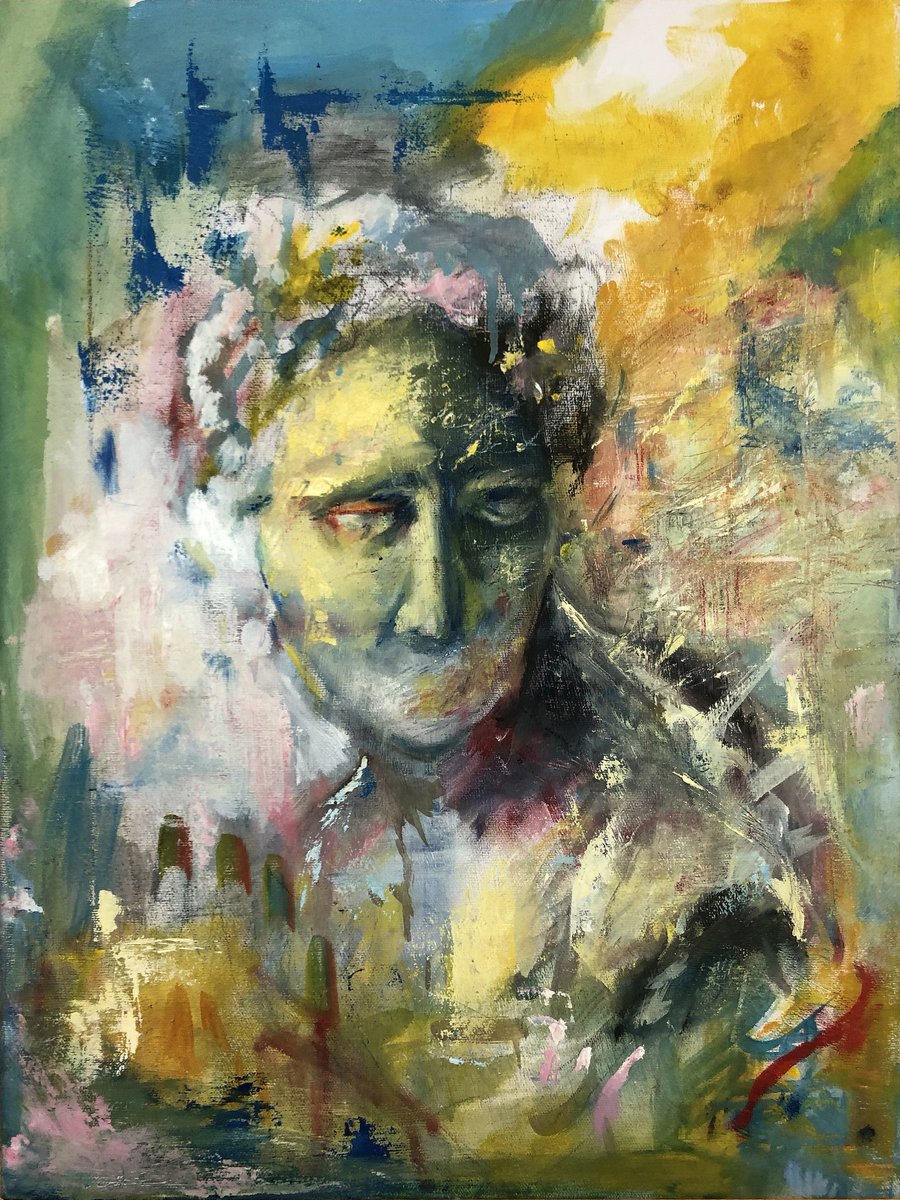 Congratulations to JPT seniors Josh Chavez and Makena Creary for getting art work accepted into the Superintendent's AP show at Coral Springs Museum of Art! Here is Josh's piece titled "Domum Ignus", 16"x18", acrylic on canvas.
