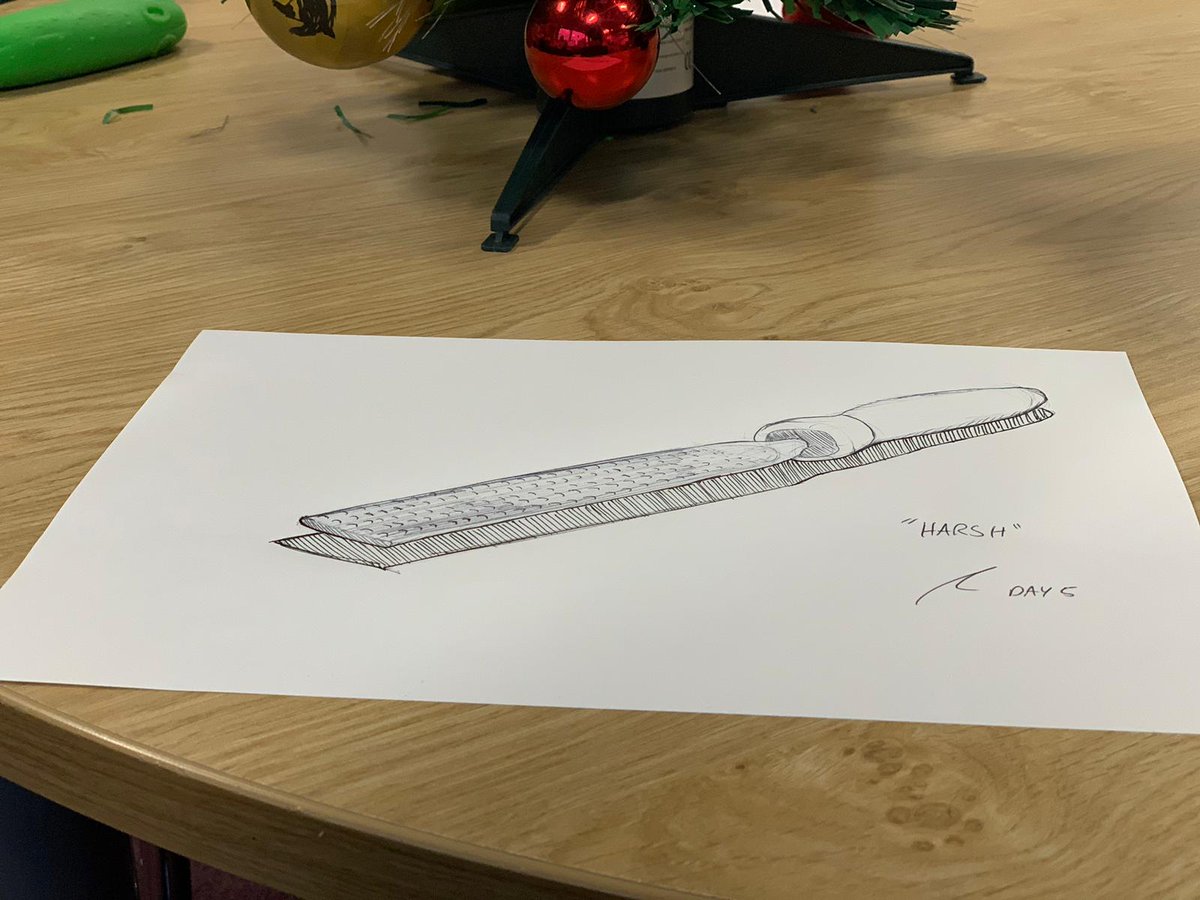 rorysouthworth_'s tweet photo. Day 5 of #drawcember2018 "Harsh" @CharlCaswell @innoclinic_team https://t.co/xq5IkAnyiV