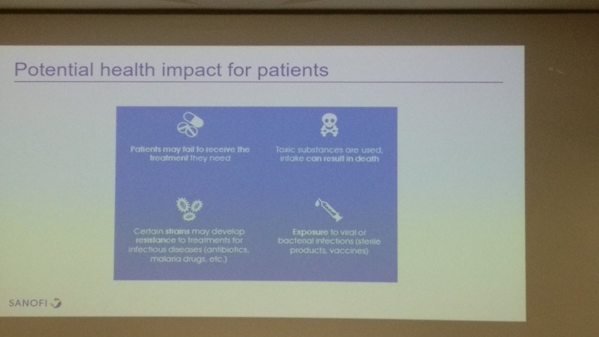 Impacts of substandard and falsified medicines are huge! A lecture on strategies from pharmaceutical industry to fight fake medicines by Geffroy Bessaud from Sanofi.

#UCLFTFweek #Pharmacy #Healthcare #fakemeds #UCL @ASOP_Europe @UCLFightsFakes @OksanaPyzikUCL @duncancraigucl