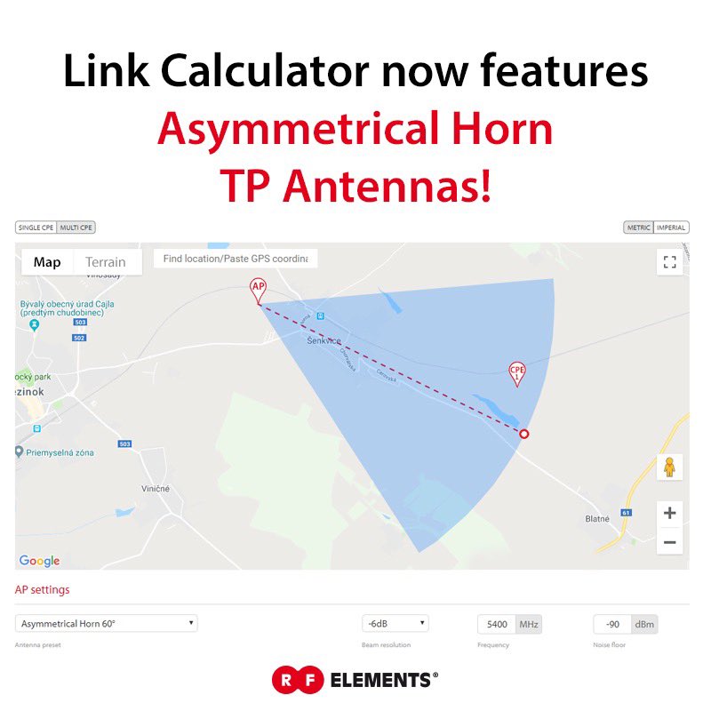 Our FREE #LinkCalculator now features #AsymmetricalHorns!

Check it out:
rfelements.com/calc/

#Make5GHzGreatAgain