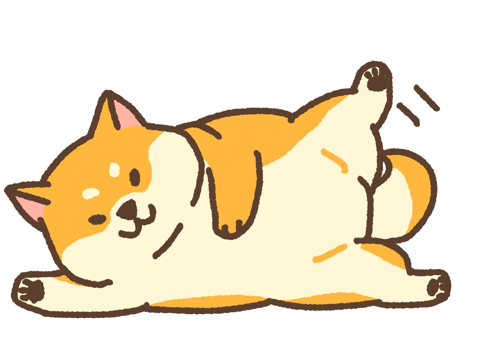 しばらぶ ヨツバヒトミ 今日も柴犬はむちむち イラスト T Co Fczjipxagy Twitter
