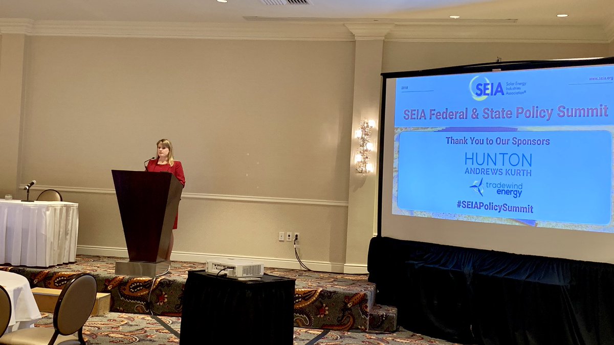 SEIA's tweet photo. The #SEIAPolicySummit is underway! https://t.co/ojHTZLJyYn