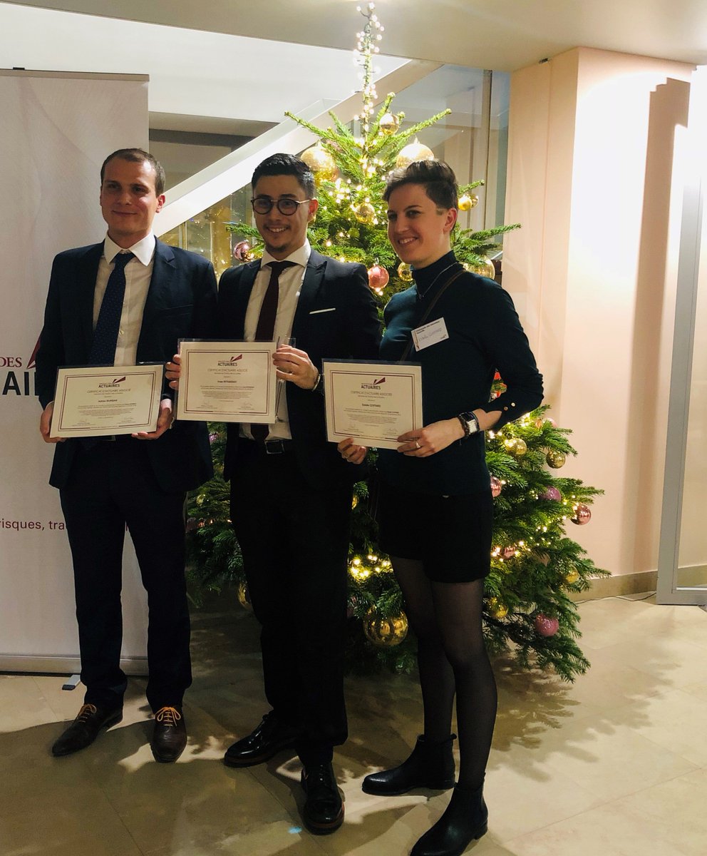 P_Actuarial's tweet photo. Adrien, Irvan et Estelle, bienvenue aux nouveaux associés de l'@actuaires_IA https://t.co/Iv15GDIzdn