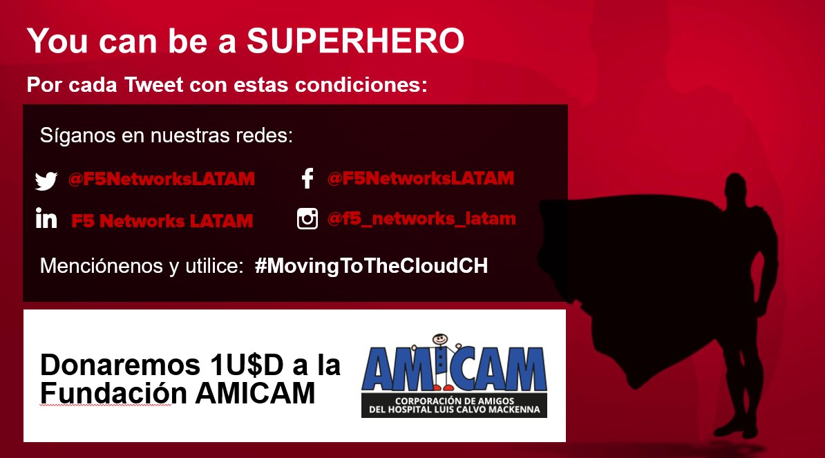 ¡Da un retweet por una buena causa! #MovingToTheCloudCH
