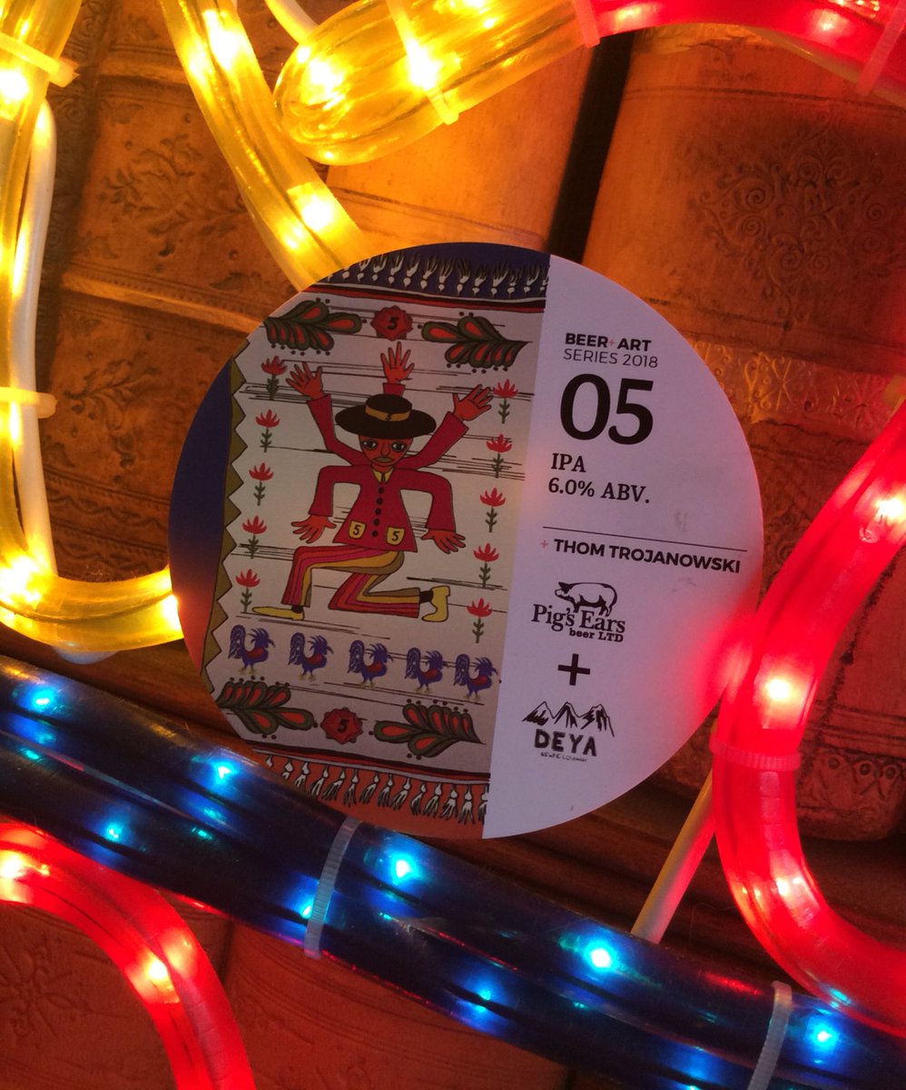 oldpowarwick's tweet image. Fresh on NOW @deyabrewery #Beer+ArtSeries2018 05 Juicy IPA with lots of simcoe, its really rather food, don't miss out! #craftbeer