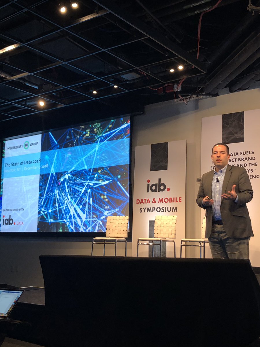 iab's tweet image. “#Data isn’t just big, it’s also growing”— Jonathan Margulies @WinterberryGrp reveals the findings of the 2018 study on how U.S. organizations are investing in third party audience data and more #IABDataMobile  @jcmargulies