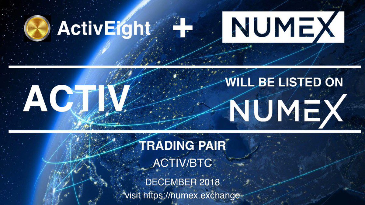 PSA: New listing $ACTIV / $BTC