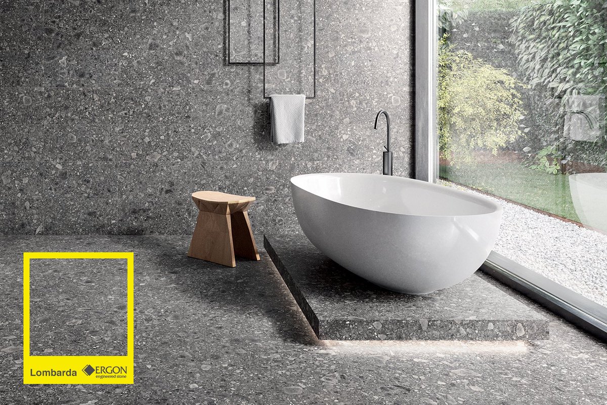 Emil_Group's tweet photo. The Lombarda Collection by #Ergon expands the potential of contemporary architecture with a collection inspired by Ceppo di Gré, the stone used for Milan's most iconic 20th century buildings. Lombarda provides a prestigious solution for public and private interiors. 
#Emilgroup https://t.co/9XvbQ9ZxOA