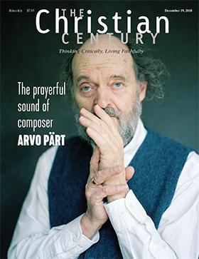 Alan Teder 🇨🇦🇪🇪🇺🇦 (@saareman) on Twitter photo "How #ArvoPärt speaks prayer into a secular world" by Peter C. Bouteneff of <a href="/stvlads/">St Vladimir's Orthodox Theological Seminary</a> & <a href="/ArvoPartProject/">Arvo Part Project</a> is the December 2018 cover story for <a href="/ChristianCent/">theChristianCentury</a> at christiancentury.org/article/critic… "How #ArvoPärt speaks prayer into a secular world" by Peter C. Bouteneff of <a href="/stvlads/">St Vladimir's Orthodox Theological Seminary</a> & <a href="/ArvoPartProject/">Arvo Part Project</a> is the December 2018 cover story for <a href="/ChristianCent/">theChristianCentury</a> at christiancentury.org/article/critic…