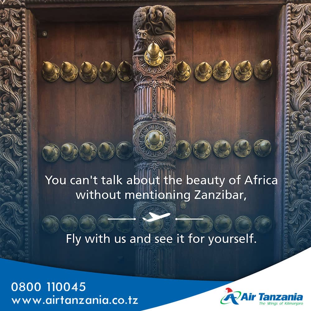 AirTanzania's tweet photo. Planning to go on a holiday retreat in Zanzibar?, Air Tanzania  will get you there, at an affordable price.
#AtclServices
#Kileleni!Twen'zetu https://t.co/l0Vi9MdB03