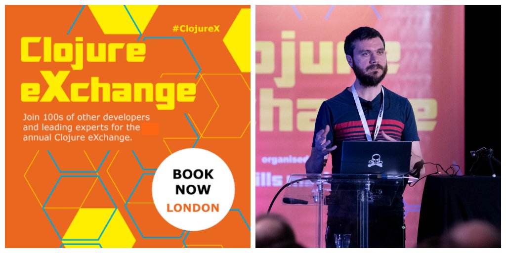 skillsmatter's tweet photo. NEW #ClojureX 2018 #SkillsCast: Chris McCormick - #Clojure Embedded in Music Hardware https://t.co/Qzp0zCVYox #DSP #API #RasberryPI #MIDI https://t.co/wuLWiW4vIS