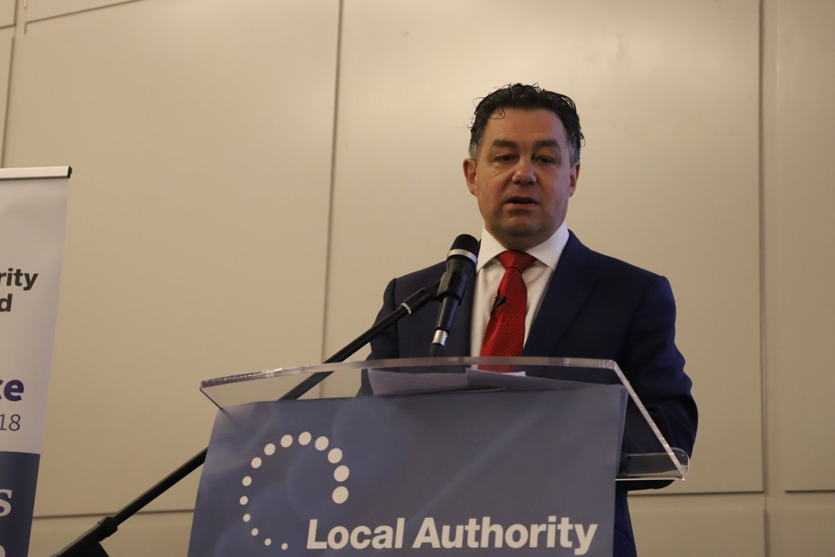 LAPFForum's tweet photo. Cllr Paul Doughty opens the LAPFF conference remembering Cllr Kieran Quinn and Cllr Ian Greenwood and their legacy #LAPFF18, 'there are no questions we are afraid to ask'' https://t.co/XY4AA0HpTP