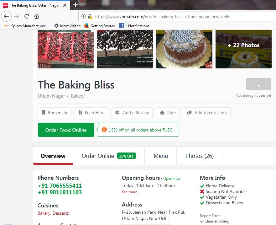 15% Discount

You can also find The Baking Bliss on #Zomato....so hurry up, and give your online Order easily. #baking #bakery #cakeshop #cakeindelhi #cakeandpastry #discount