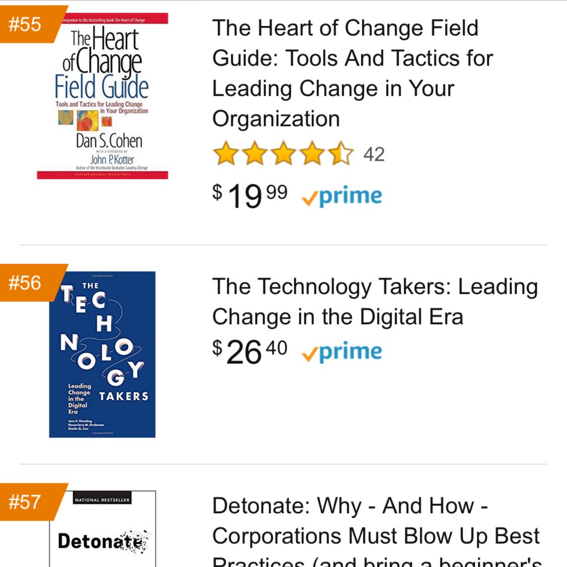 Right now at #56! Just below #theheartofchange