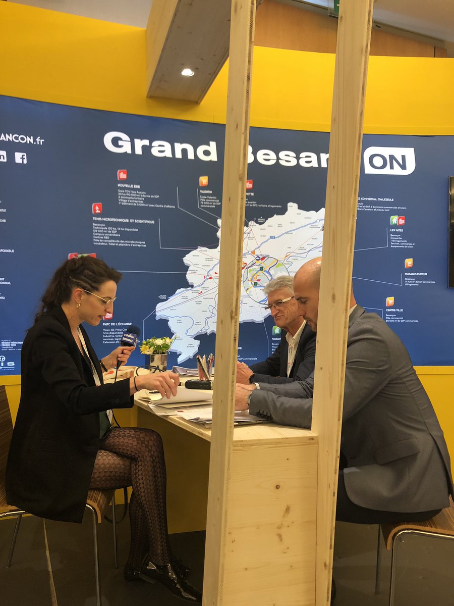 Interview by <a href="/radioimmo/">radio.immo</a> sur le <a href="/salonsimi/">Salon SIMI</a> en direct de Arnaud Marthey Président AER BFC et Dominique Schauss Vice-PST Grand Besançon #immobilier #attractivite #economie