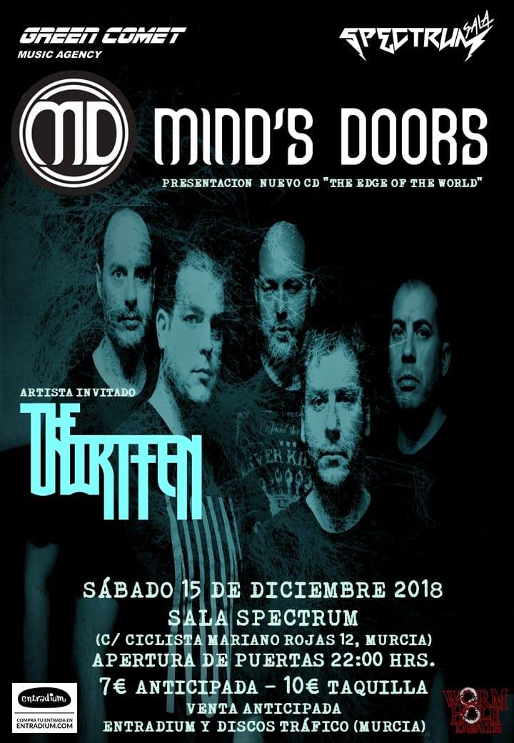 El próximo 15 de diciembre estaremos en Sala Spectrum junto a <a href="/MINDSDOORS/">MIND´S DOORS</a>. Consigue ya tu entrada contactando con nosotros, en Discos Tráfico o a través del siguiente enlace: 

entradium.com/entradas/mind-…