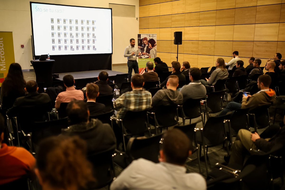 ATDkonferencija's tweet photo. Azure servis, njegove funkcionalnosti i alati našli su se u fokusu predavanja Davida Pristovnika i Mihe Jakovca, Tonia Frankole, Marina Frankovića i Saše Kranjca dok je Nina Potočnjak prezentirala primjenu PowerBI, PowerApps & Flowa.
#atd14 #advancedtechnologydays https://t.co/P6aIUkMVvJ