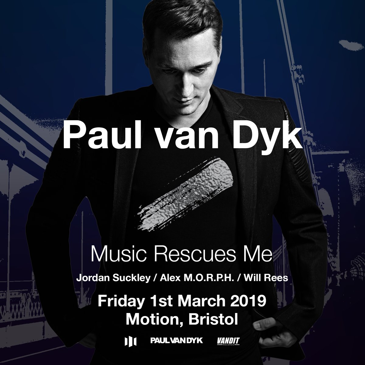 #MusicRescuesMe  March 1st at @MotionBristol  Pre sale tickets go live Monday 10am  moti.onl/pvdbristol https://t.co/VszGZbcrqS