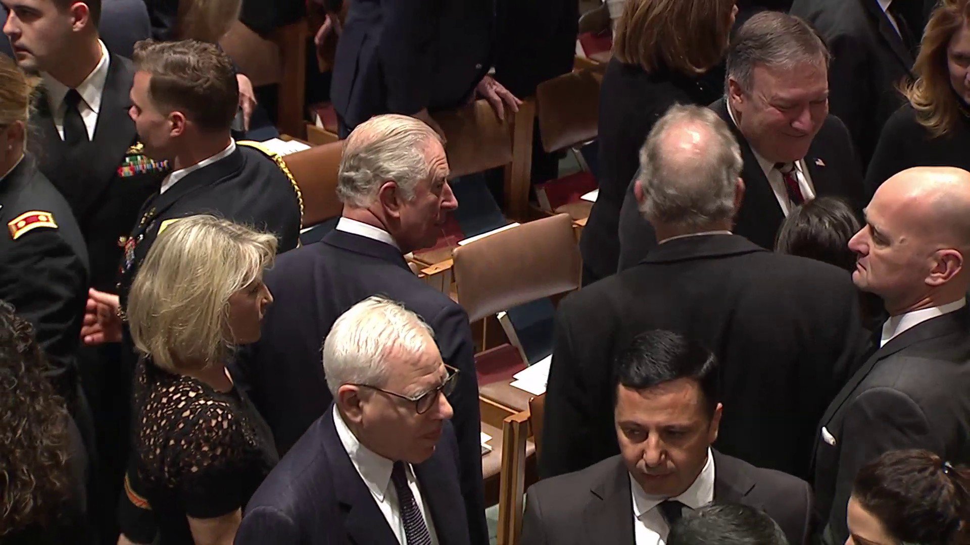 TODAY on Twitter: "Prince Charles has arrived for the funeral of George