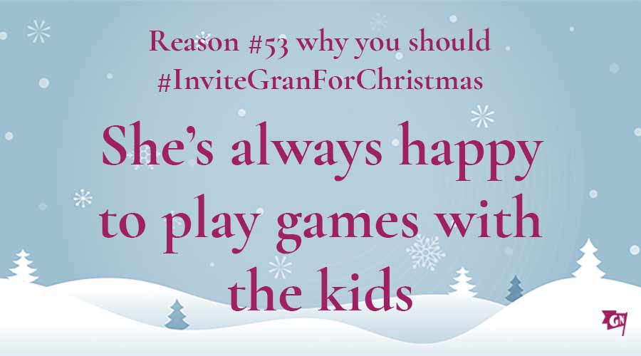 Making memories: #InviteGranForChristmas 
Make sure none of your loved ones are #lonelythisChristmas bit.ly/2Ebz1hv