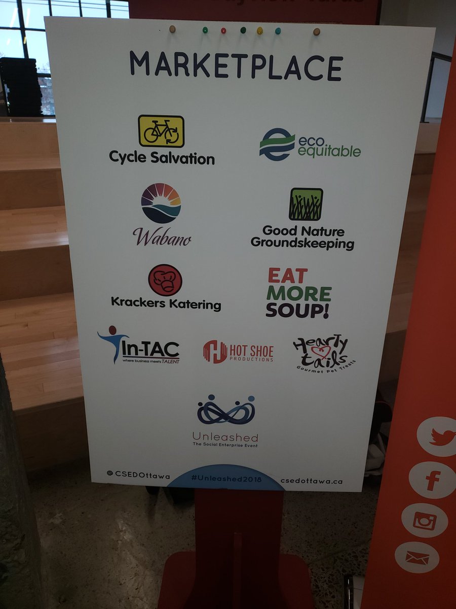 CSEDOttawa's tweet photo. David LePage @BuySocialCanada @S4ES1 "Every purchase has a ripple effect." #unleashed2018 https://t.co/LmF24Gv5UV