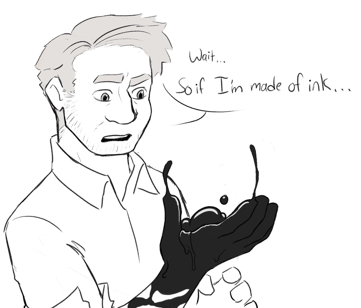 steamworthy's tweet photo. Note to Joey: never give your prisoners ink powers. 
#batim #bendychapter5 https://t.co/ZTWITKgzQU
