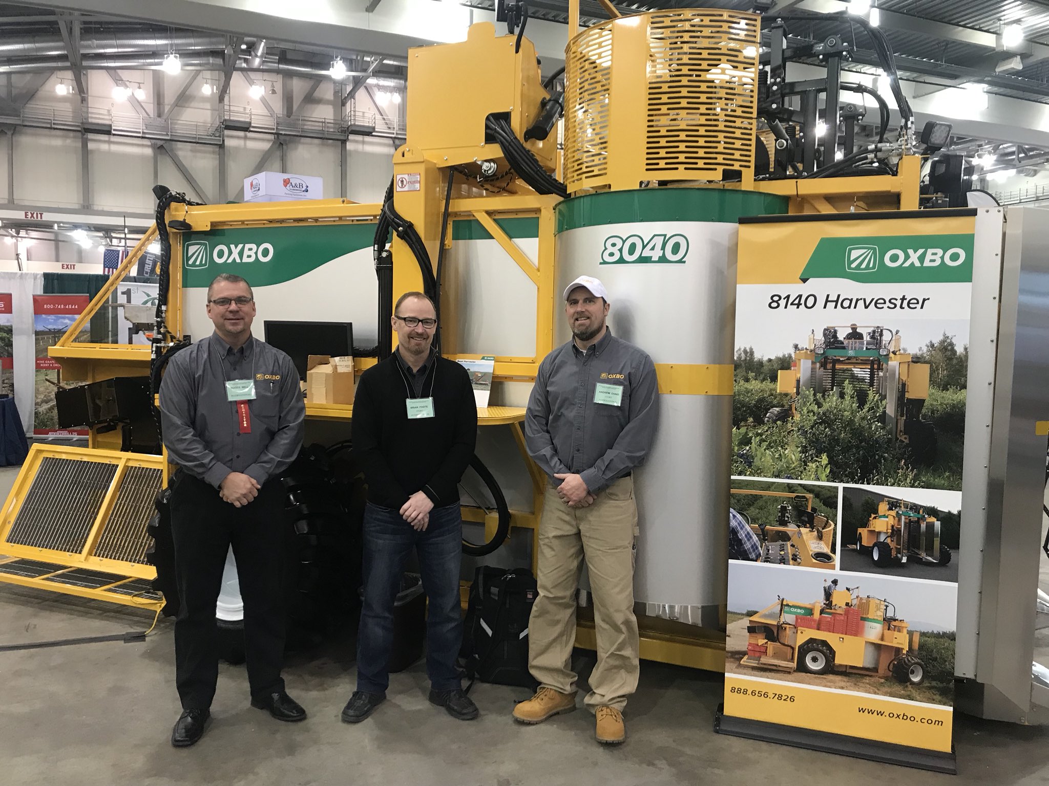 Oxbo International on Twitter "Day 2 of the Great Lakes Fruit and