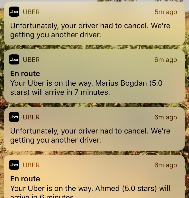 JanneW's tweet photo. Interesting how picky #uberblack riders have become in London. Two orders with total 6 cancellations last evening for the route Holland Park - Soho and back. @Uber @Uber_Support @UberUK https://t.co/NygeO2R8gd