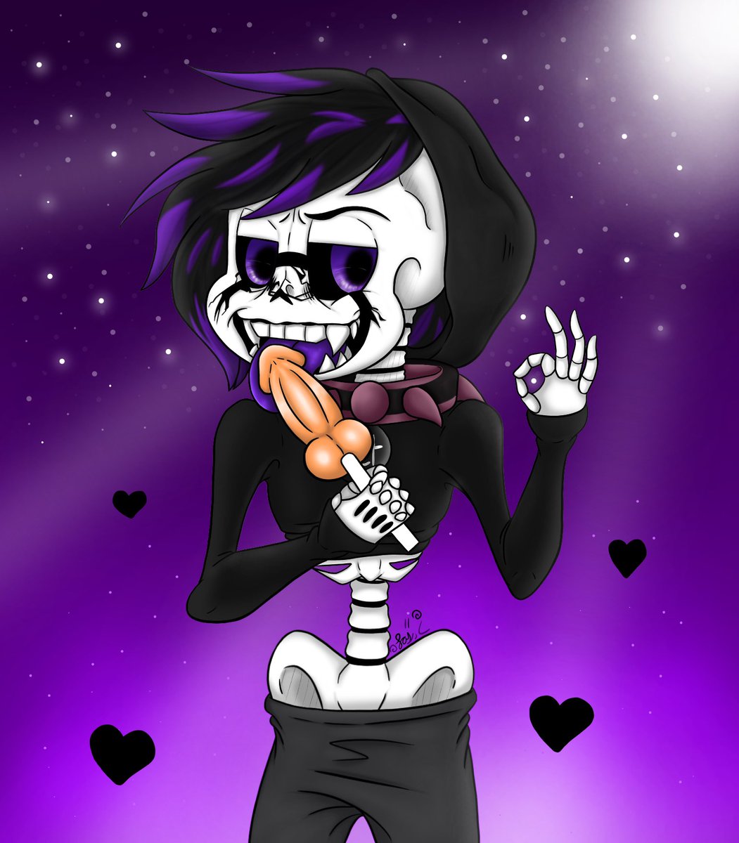 Candy0S's tweet image. @LizheruBones 

I also post this from Tumblr in here 4 my Precious Senpai ❤️ 

(( older fan art qwq ))

👌🏼~*His Skelli Zheir *~🍆

#fanart #senapi #naughty #cooldude #mysenapi