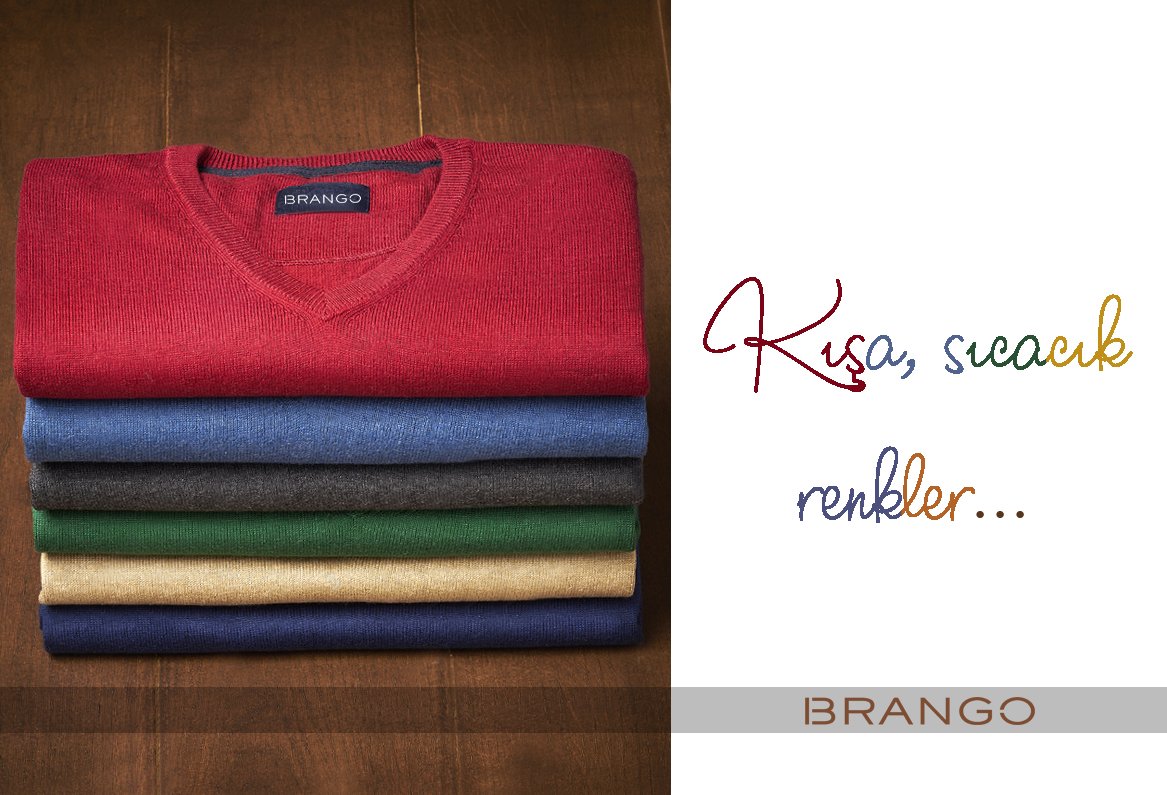 Bu kış, hem kendinin hem girdiğin her ortamın enerjisini yükselt! Kışa, sıcacık renkler... #brango #erkektriko

Daha fazlası için: brango.com.tr 
İnstagram: @brangoofficial