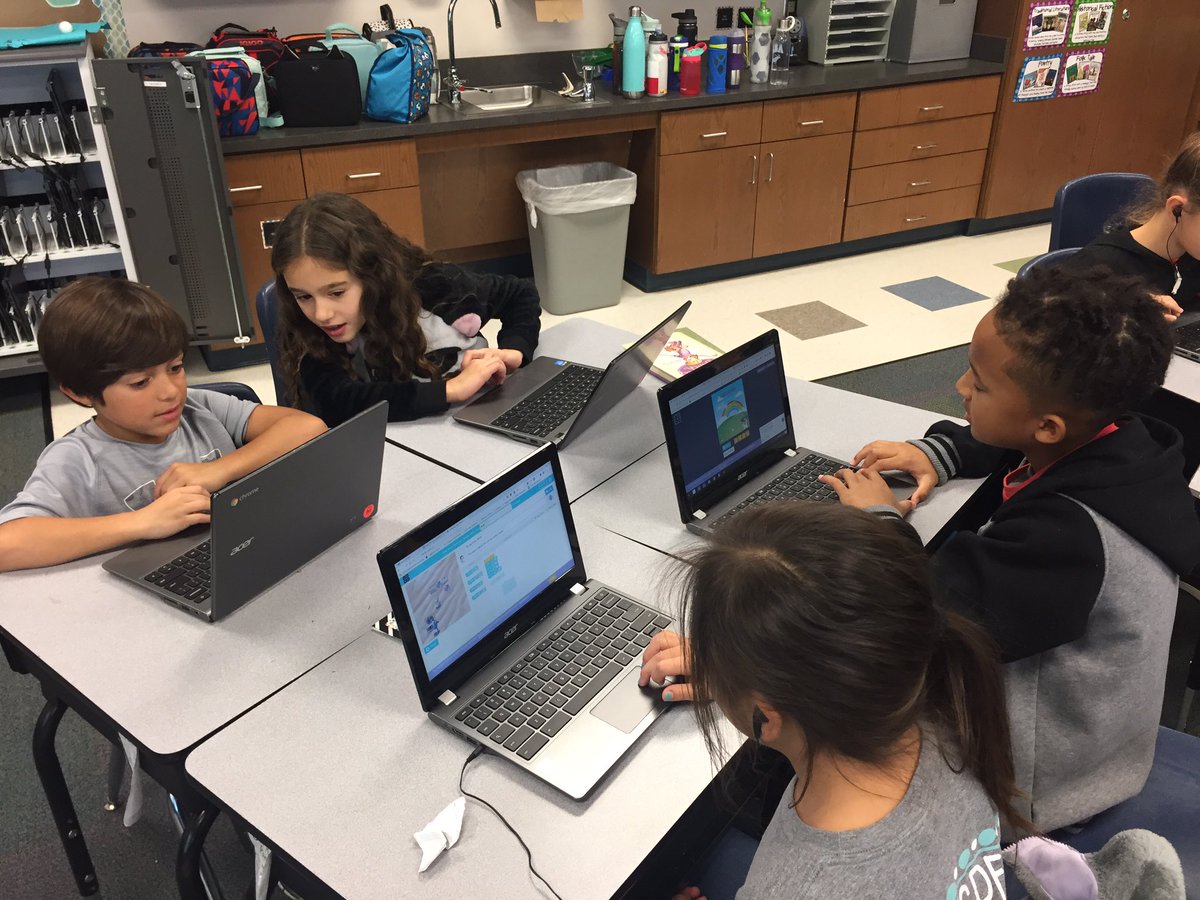 AuchterMarcy's tweet image. So proud of my little geniuses!! One even figured out how to give himself points when he misses the goal! @CockrellChamps #hourofcode #ProsperCodes