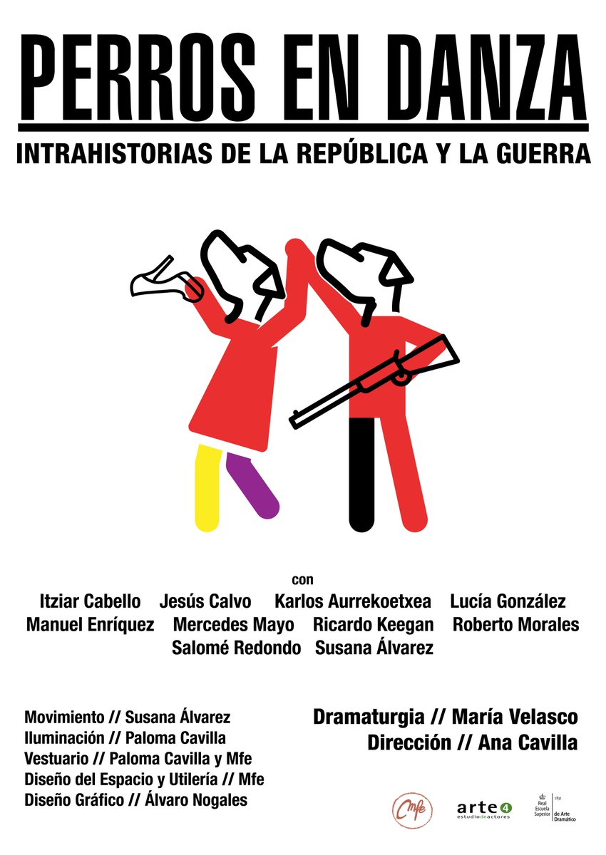 Tras la huella dejada en su paso por la pasada edición de #IMPARABLES los jueves de diciembre vuelve #PerrosEnDanza (Texto #MaríaVelasco / Dir. #AnaCavilla) Mañana a las 20:30h PRIMERA FUNCIÓN goo.gl/vdp6Uv

#teatro #cultura #MemoriaHistórica #PuenteConstitucion2018