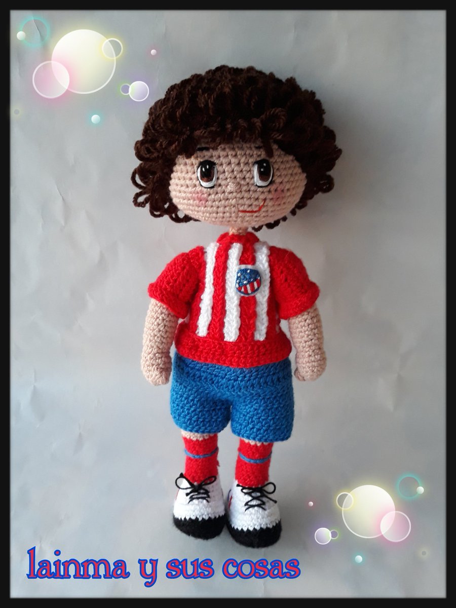 amigurumi futbolista