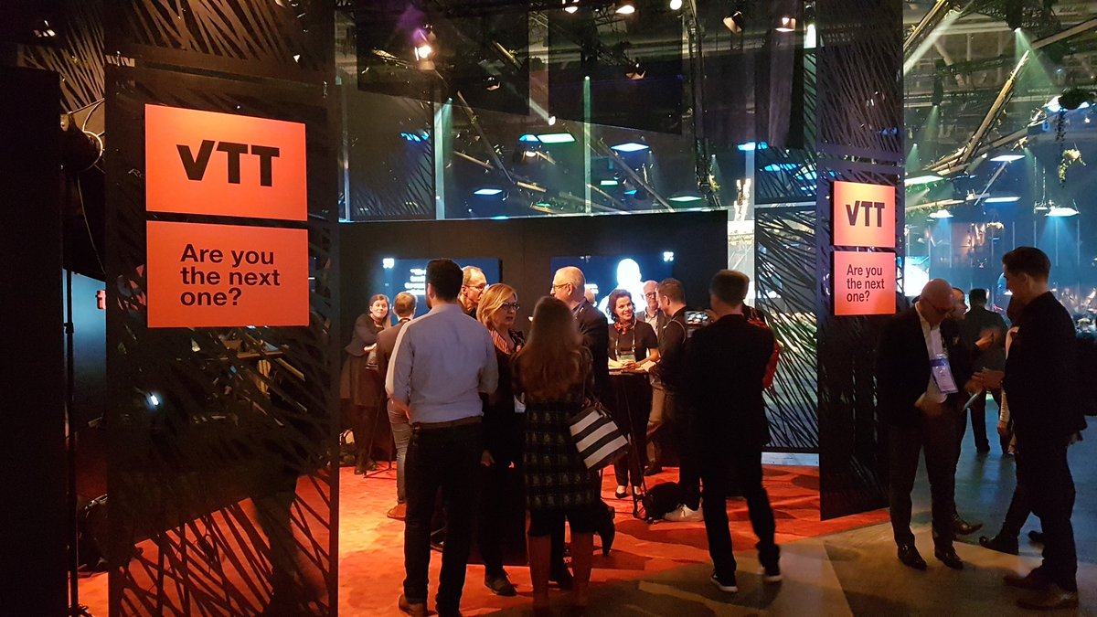 LeenaTuiro's tweet photo. Last hour going on at #Slush18. If you have not yet visited our booth 7A.11 do it now! Or check out our deep-tech incubator #VTTLauchPad in internet https://t.co/XG682WzDuX #IamTheNextOne #VTTbeyondtheobvious https://t.co/gUaREXhY1w
