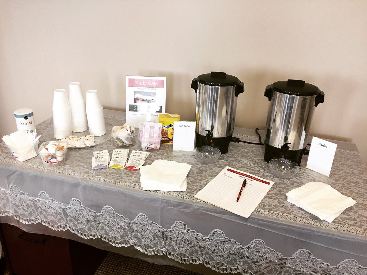 GSCCLibrary's tweet image. Study-Gate is here! As students prepare for finals, stop by any of the GSCC Libraries to enjoy some coffee, tea, or hot chocolate to help give your studying a boost or to enjoy a break between study sessions! #cherokeelibrary #libraryevents #studygate #finals