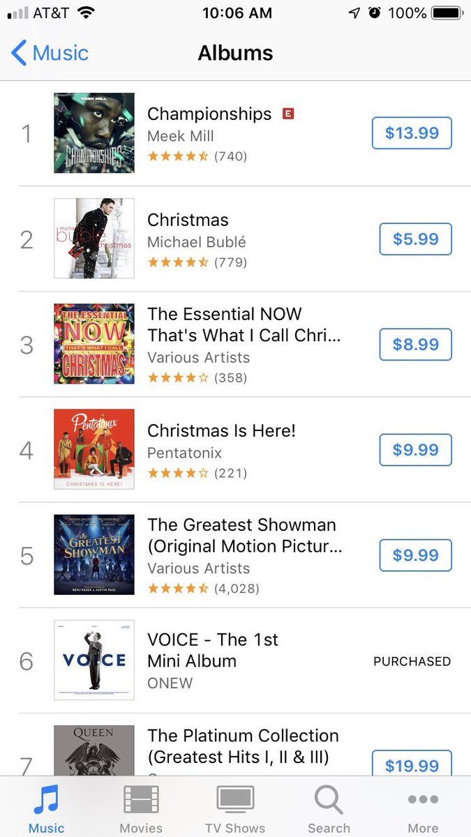 Voice Itunes Chart 2018