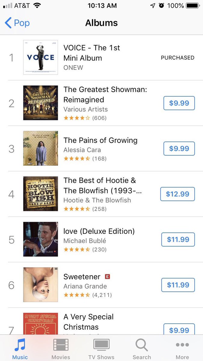 I Itunes Charts The Voice
