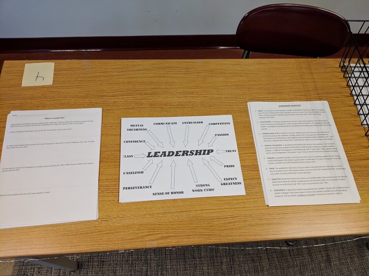 CoachJMcKay's tweet photo. Developing and cultivating Leadership skills/qualities this morning for students for the first ever #arhsSTEP with @rmoulty4 #LeadershipMatters https://t.co/zzdsMxEdOi