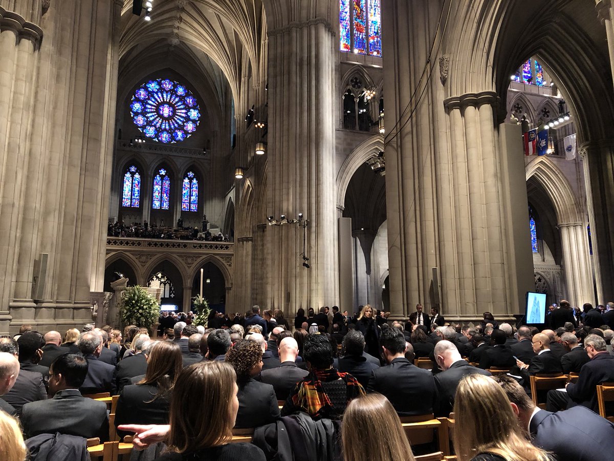 Sidney and I are honored to be at the National Cathedral on behalf of the Third District of Mississippi to pay our respects to a great man, President George Herbert Walker Bush. He will be missed by us all.