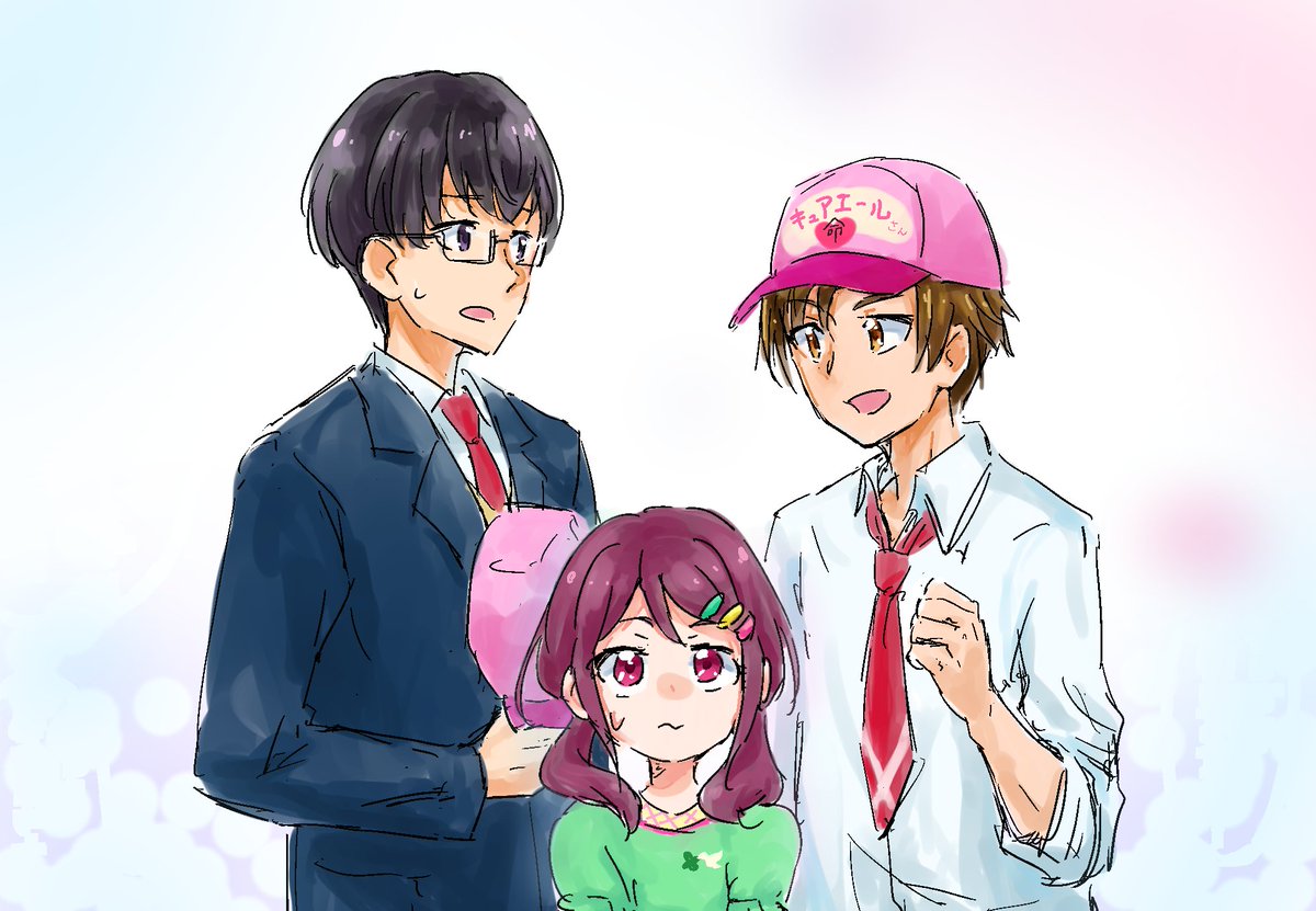 「エールさんファンクラブ
この身長差好きです 」|葵ずみ💚のイラスト
