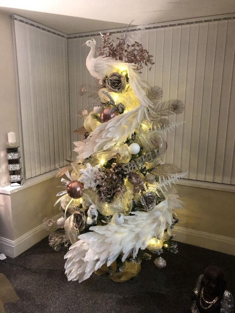 Taskers Online on Twitter: "Our peacock &amp; tree topper is proving to be very popular with customers, here is another fantastic customer supplied ⚠Christmas opening times -We are