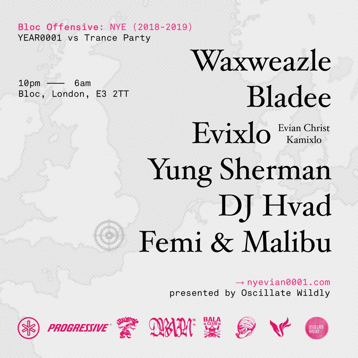 The Bloc Offensive: NYE (2018-2019) (Swedish: Slaget om Bloc) is an ongoing military campaign related to the Year0001-Trance Party Conflict.

nyevian0001.com